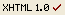 Valid XHTML 1.0 Strict